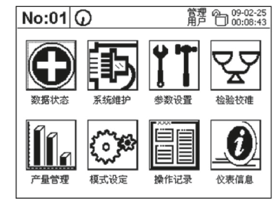 LC200仪表一级菜单结构